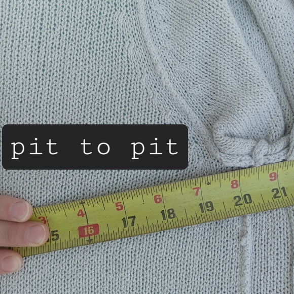 J. Jill Silk Blend Open Front Cardigan Size Large Thick Knit Gray 3/4 Sleeve - Picture 7 of 9